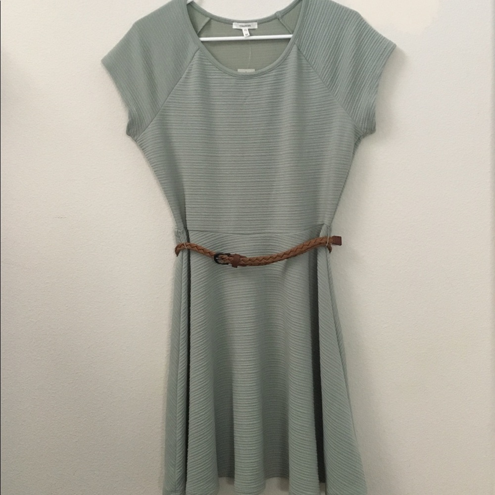 Maurice Mint Ribbed Dress